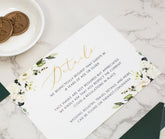 Bracket Shaped Flat Invitation